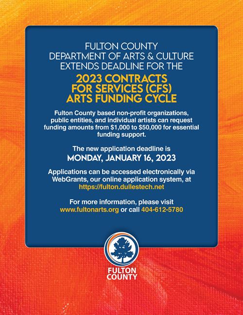 Arts and Culture Contracts for Services Arts Funding Cycle 2023