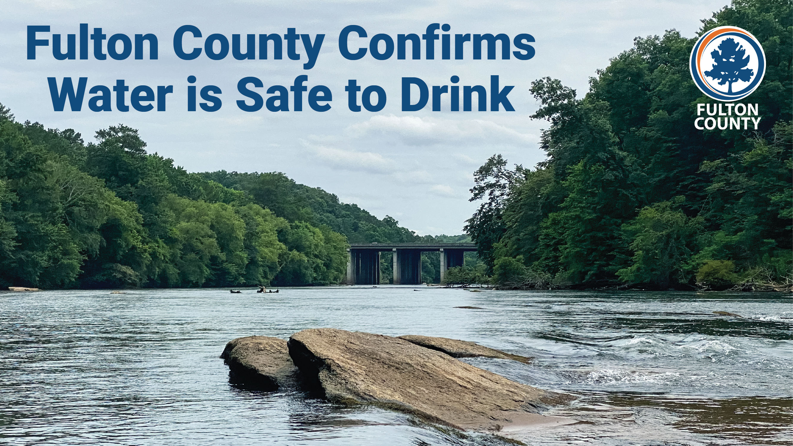 Fulton County Confirms Water is Safe to Drink Graphic