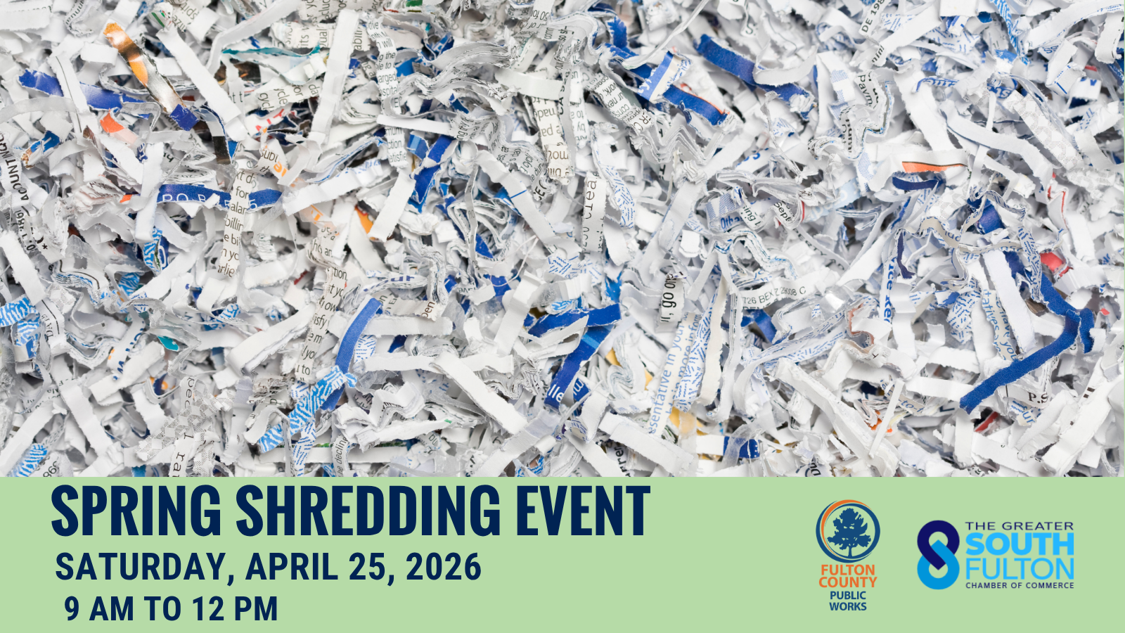 Public Works Spring Shredding Event