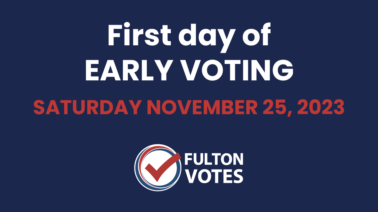 Fulton County Kicks-off Advance Voting For The December 5 General ...