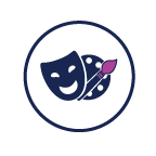 icon representing the arts