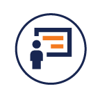 icon representing job training