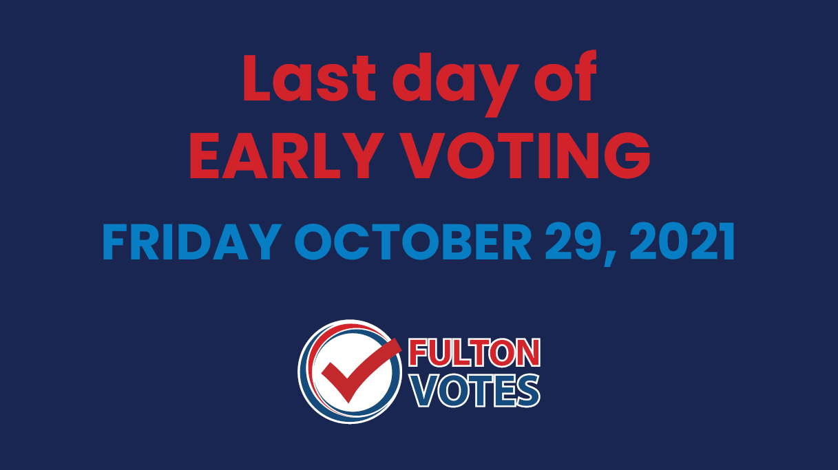 Tomorrow Is The Last Day Of Early Voting