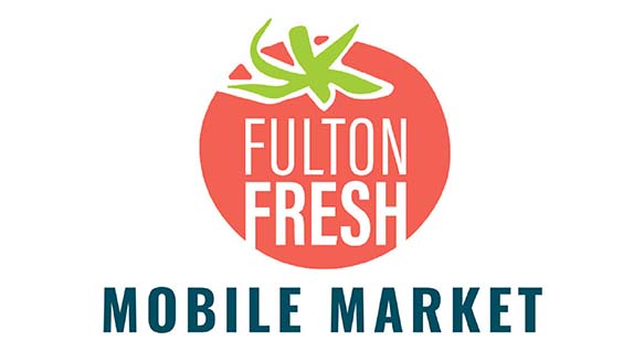 A photo about Fulton Fresh Mobile Market Graphic