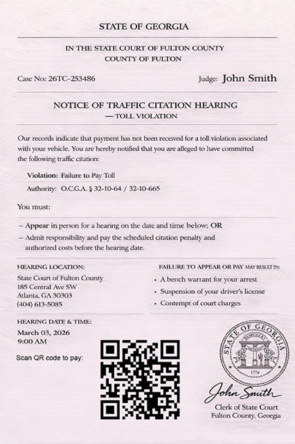 New citation Scam 3.2.2026